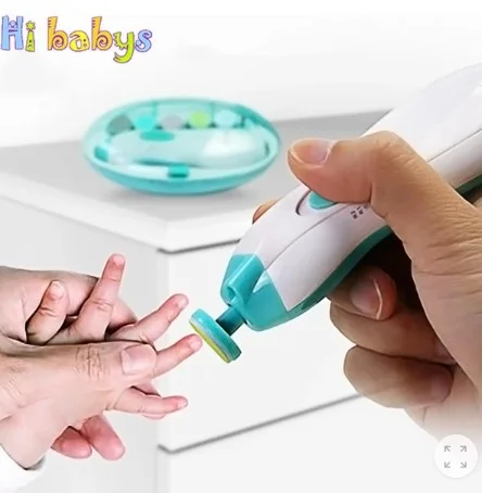 446. Children's nail file trimmer set Baby Electric Nails Toe nail clipper trimmer Newborn nail art set Baby nail care tools