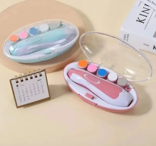 446. Children's nail file trimmer set Baby Electric Nails Toe nail clipper trimmer Newborn nail art set Baby nail care tools