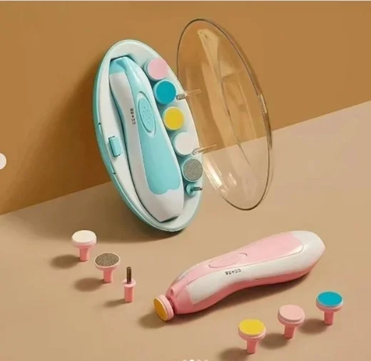 446. Children's nail file trimmer set Baby Electric Nails Toe nail clipper trimmer Newborn nail art set Baby nail care tools