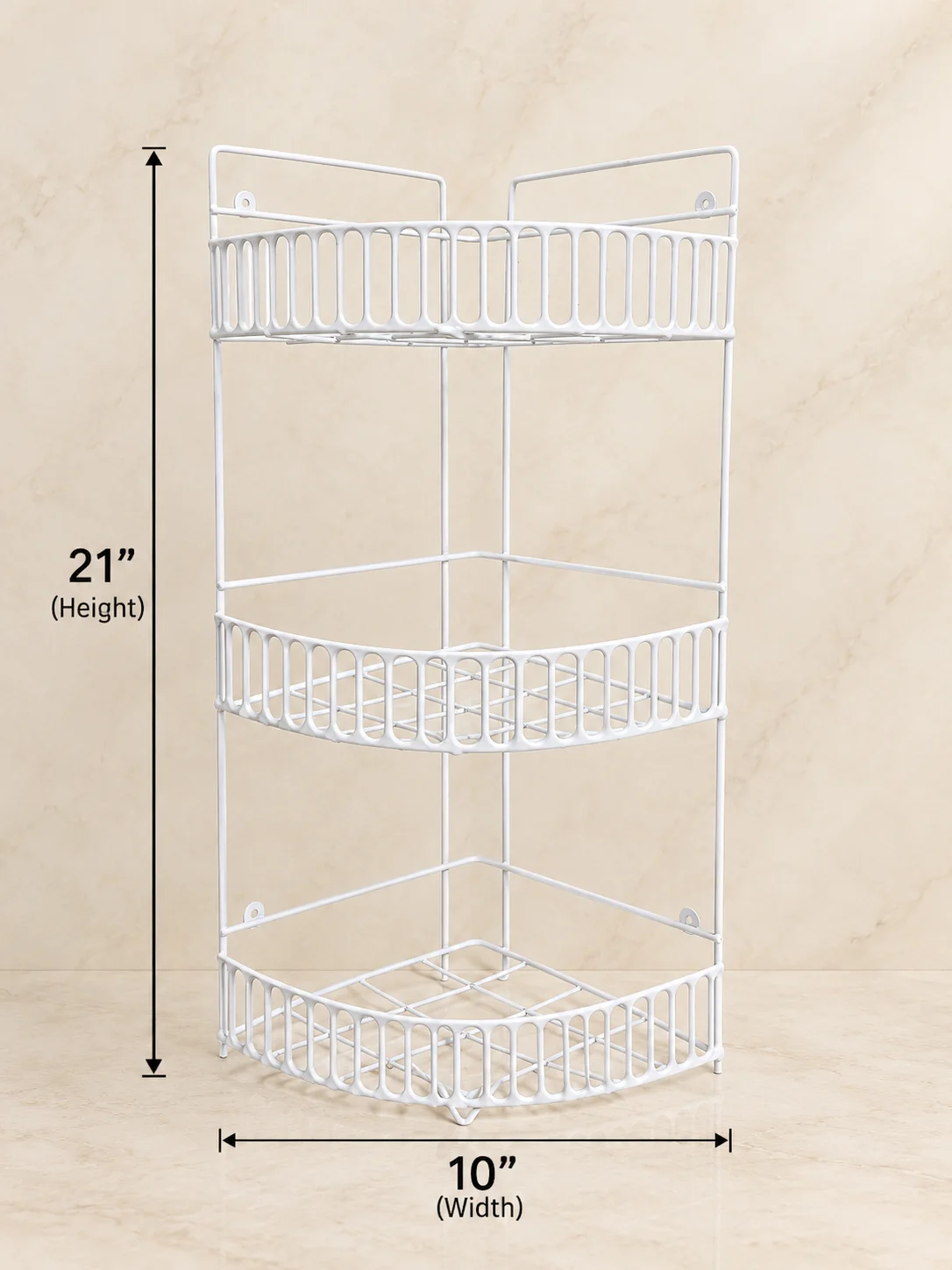2 pcs Kitchen Spice Rack Combo – Wall & Counter Organizer - (775)