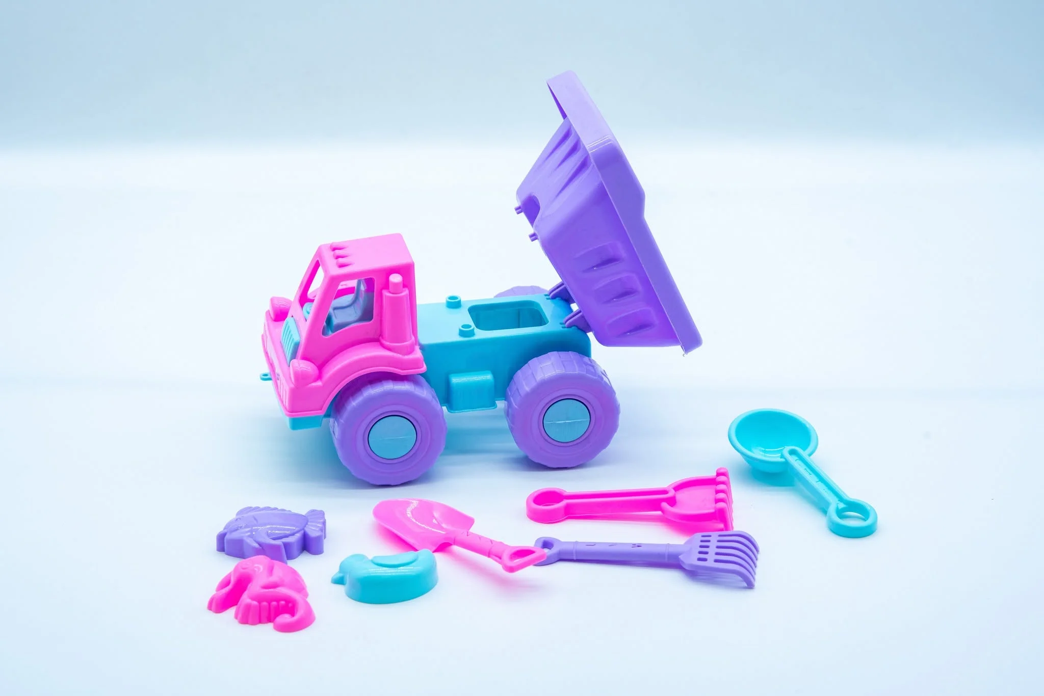 Dump Truck Toy Set with Beach Tools toys for kids