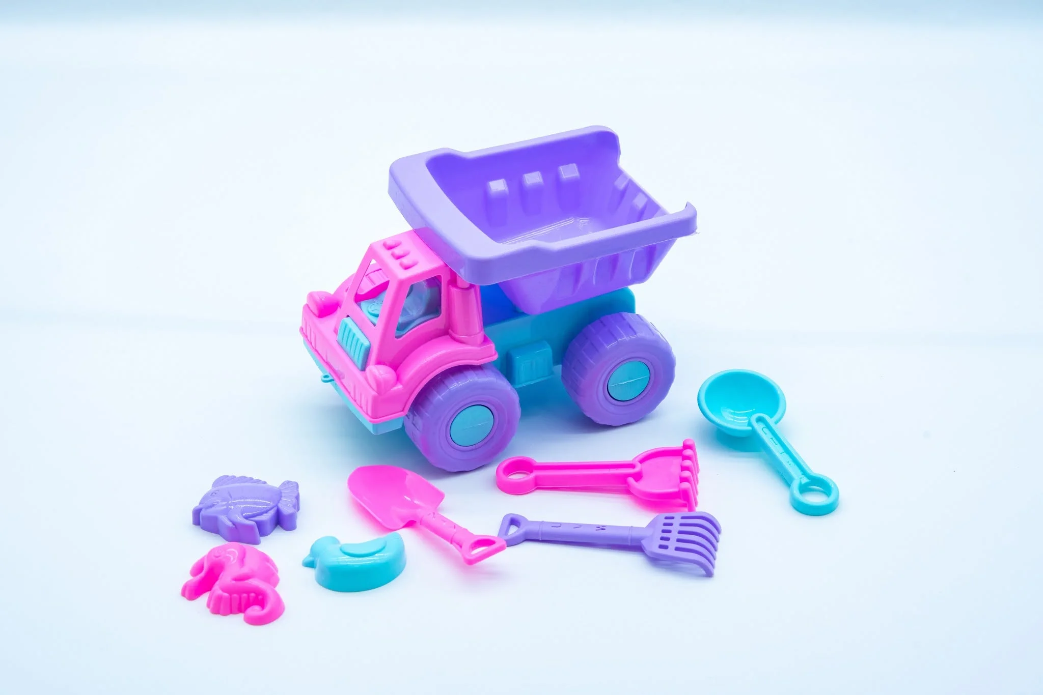Dump Truck Toy Set with Beach Tools toys for kids