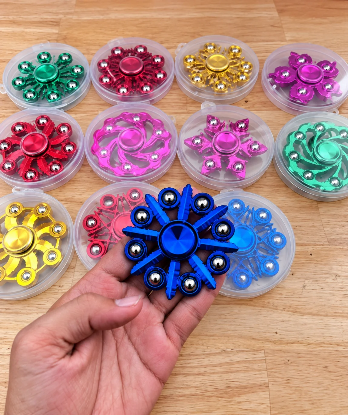 Metal Gear Fidget Spinner toy for kids