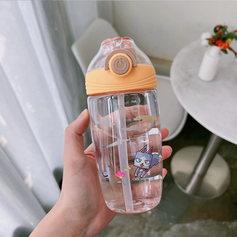 Kids Cartoon Water Bottle - 450ml