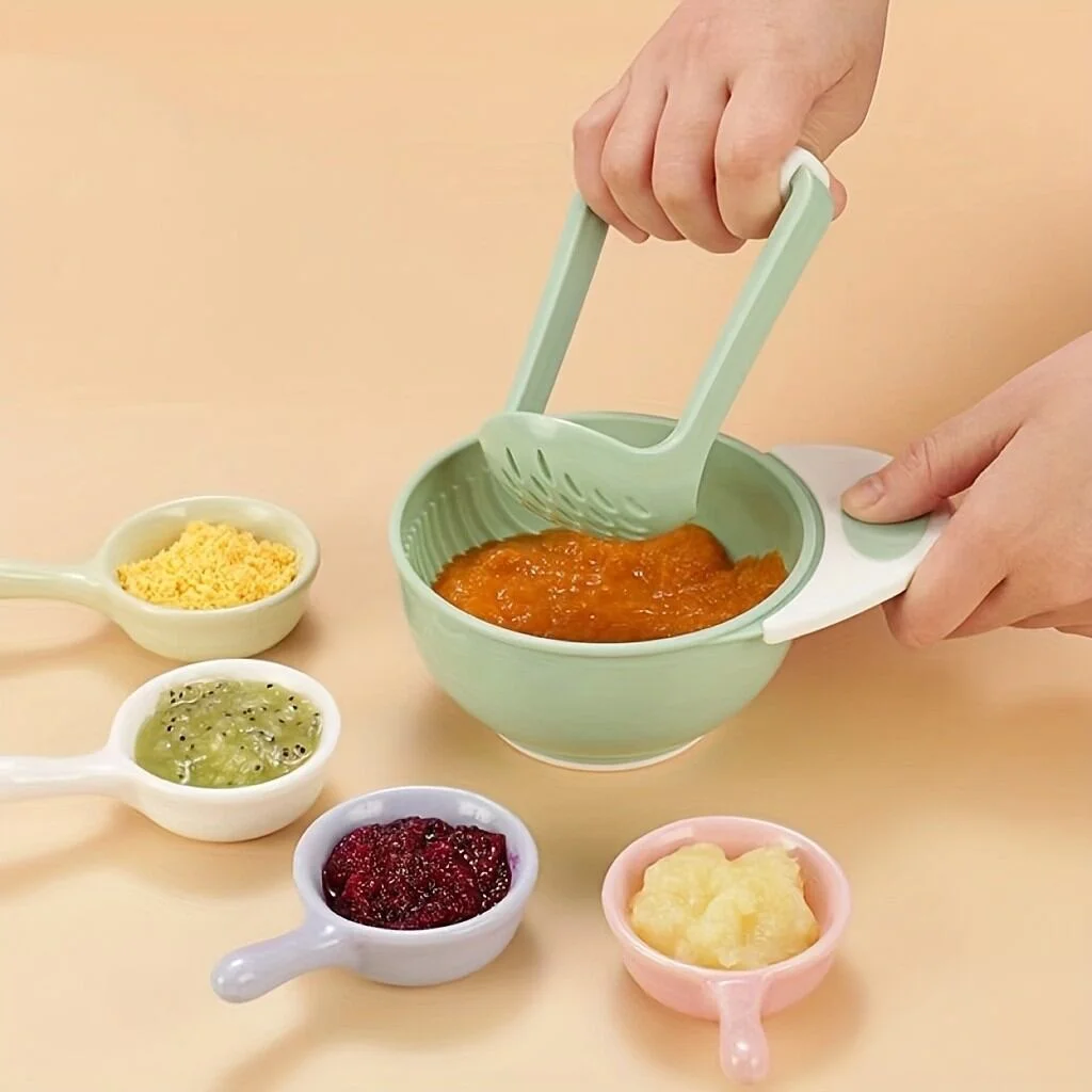 Baby Feeding Bowl & Masher