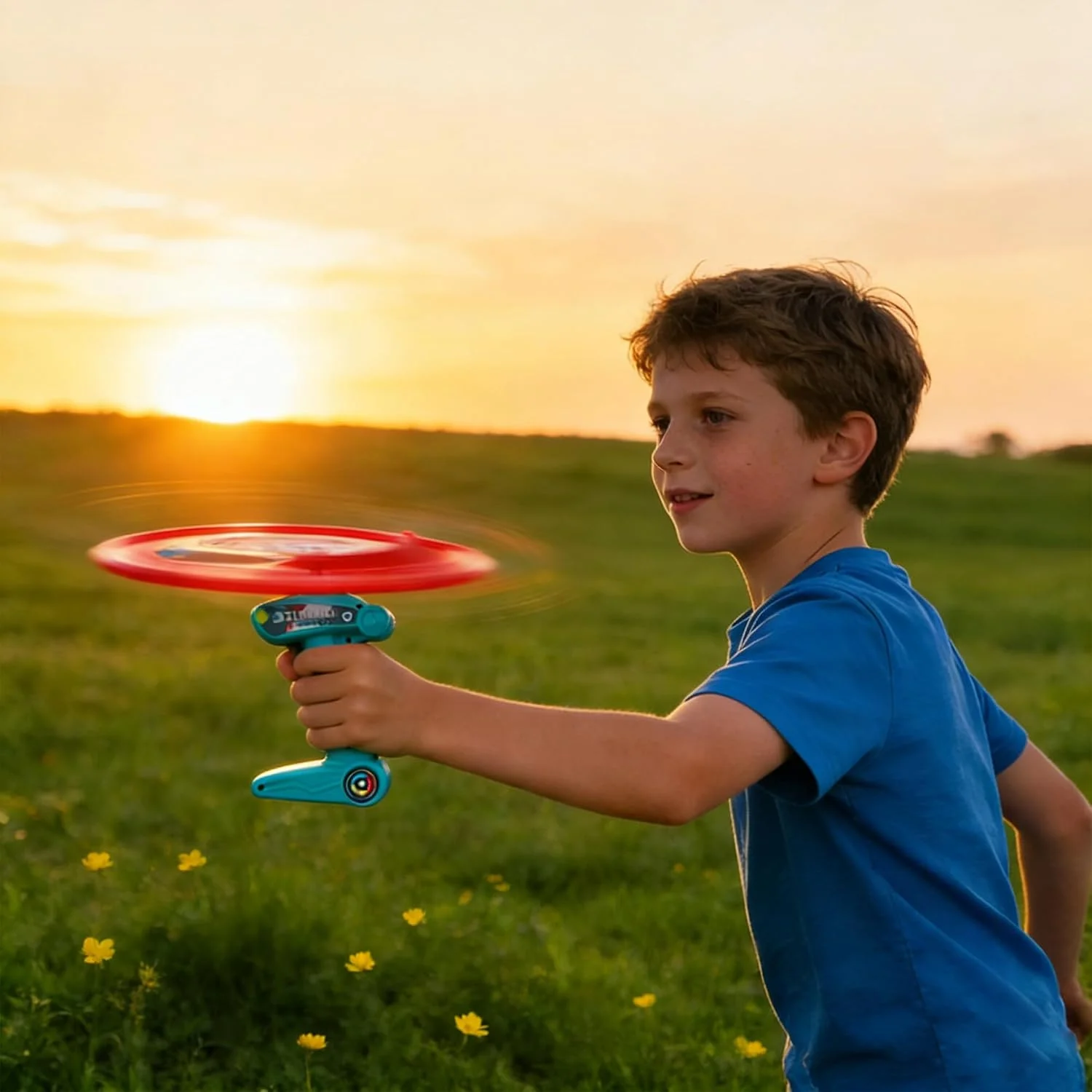 Flying Spinner Launcher Toy