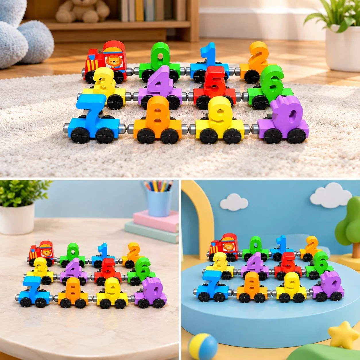 Digital Number Train Toy Set – Colorful Educational Toy