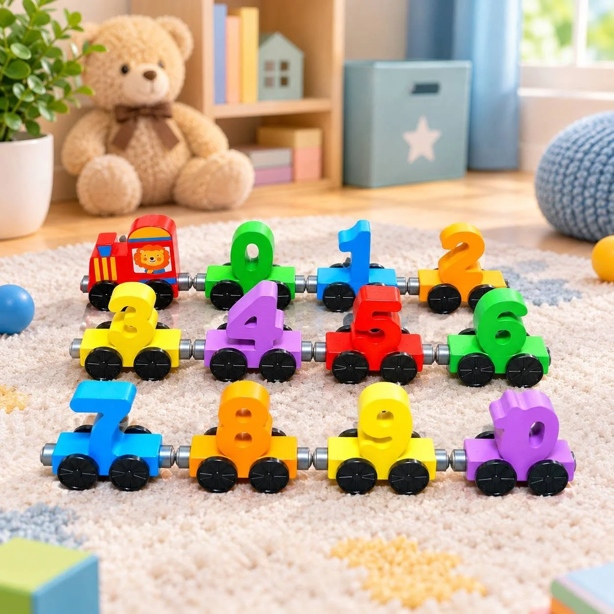 Digital Number Train Toy Set – Colorful Educational Toy