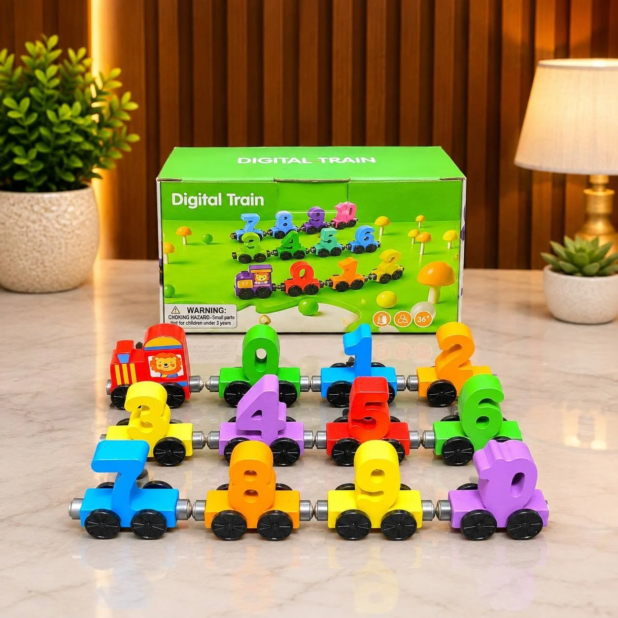 Digital Number Train Toy Set – Colorful Educational Toy