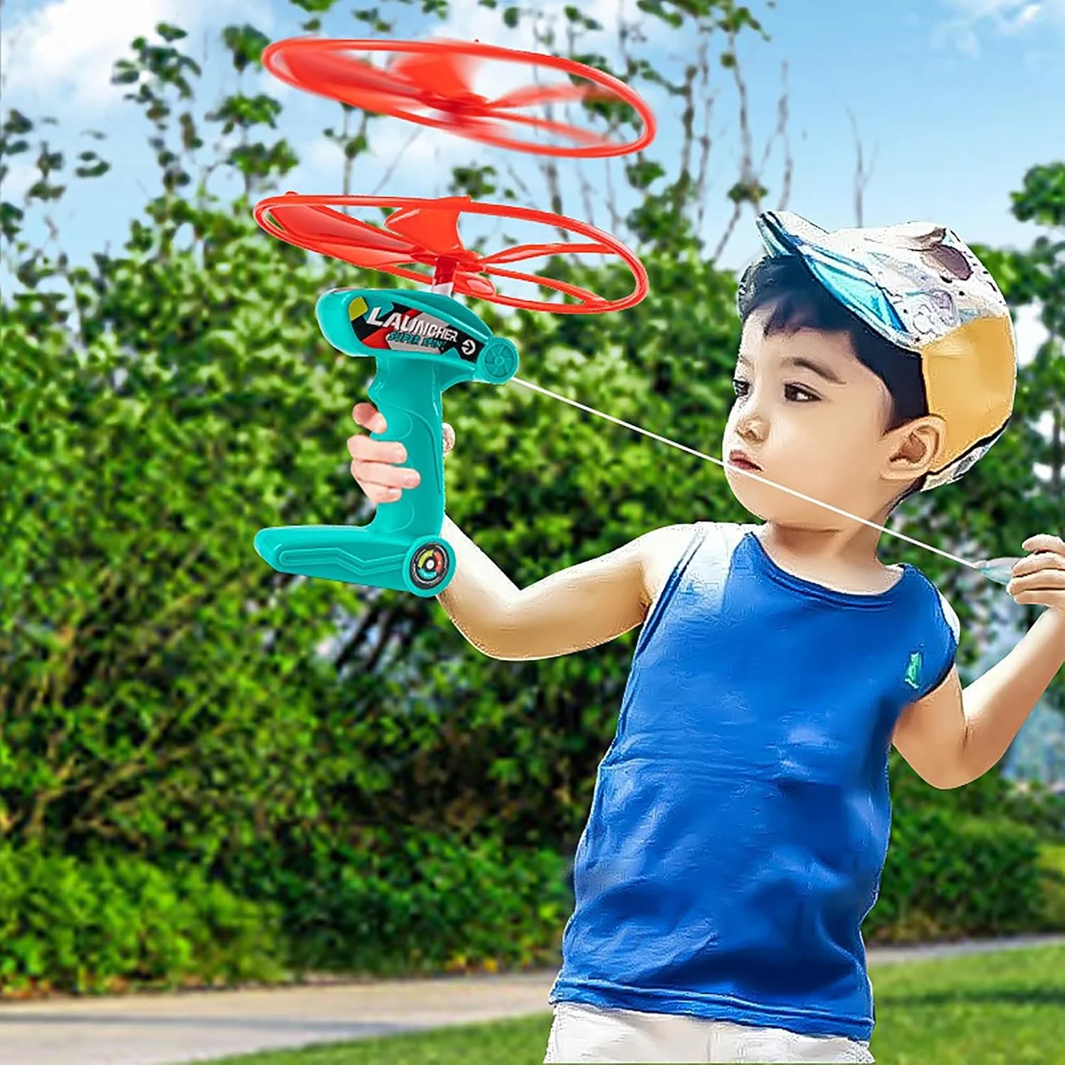 Flying Spinner Launcher Toy