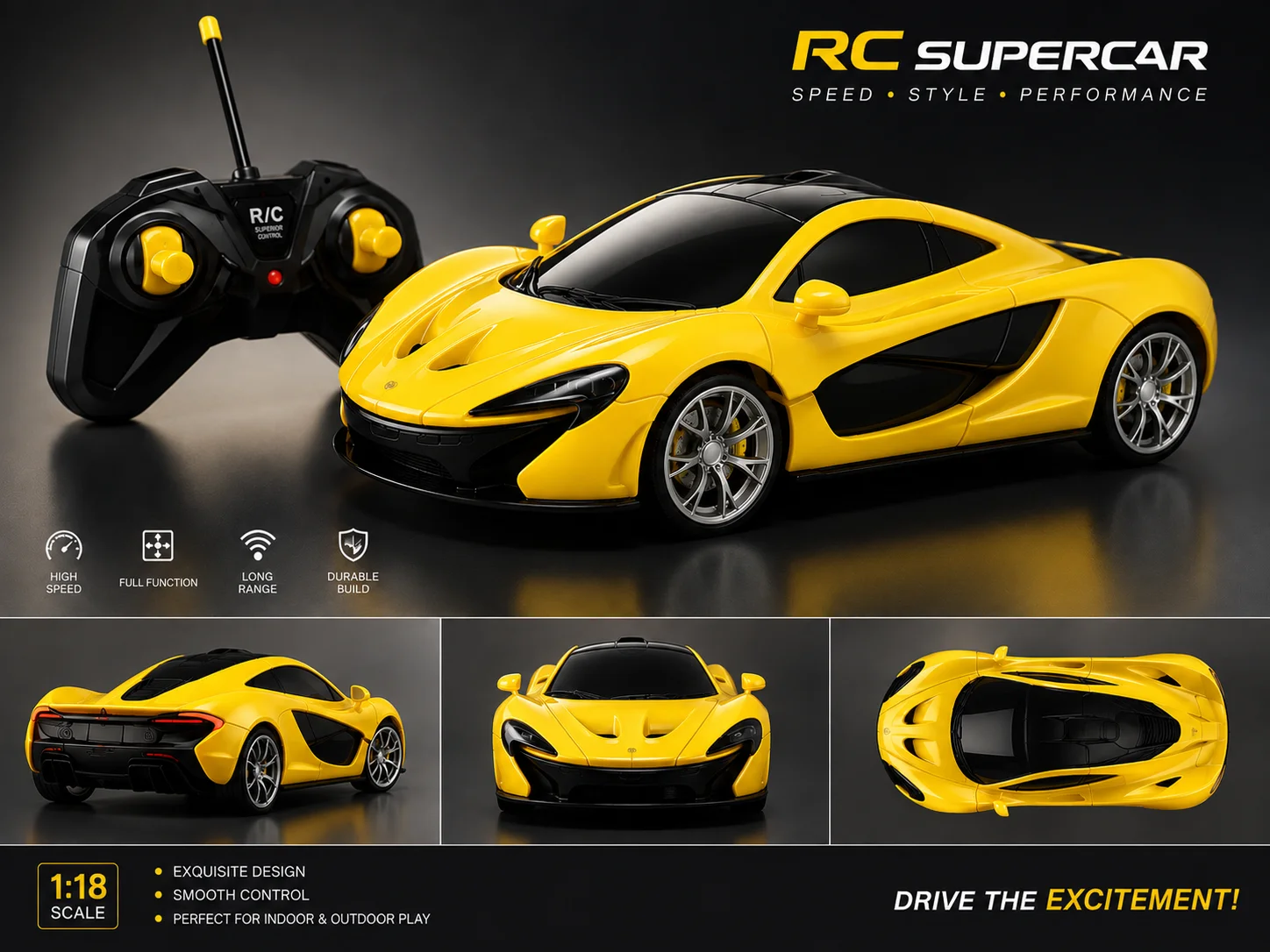 Maclaren Rechargeable Remote Control Sports Car