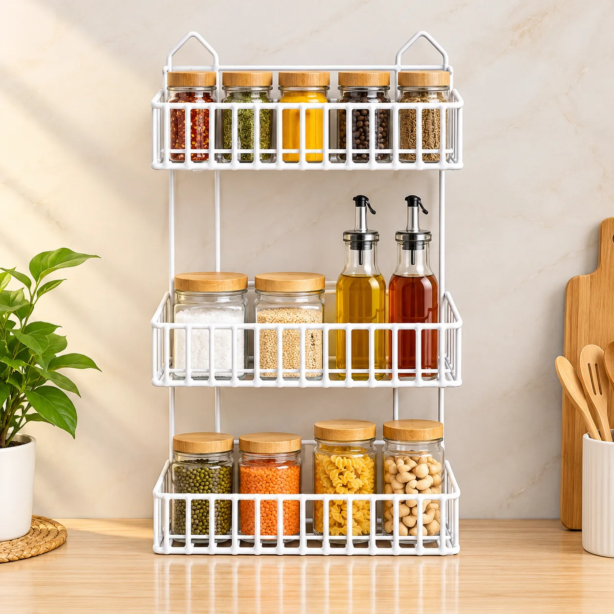 3leyar Kitchen Spice metal Rack