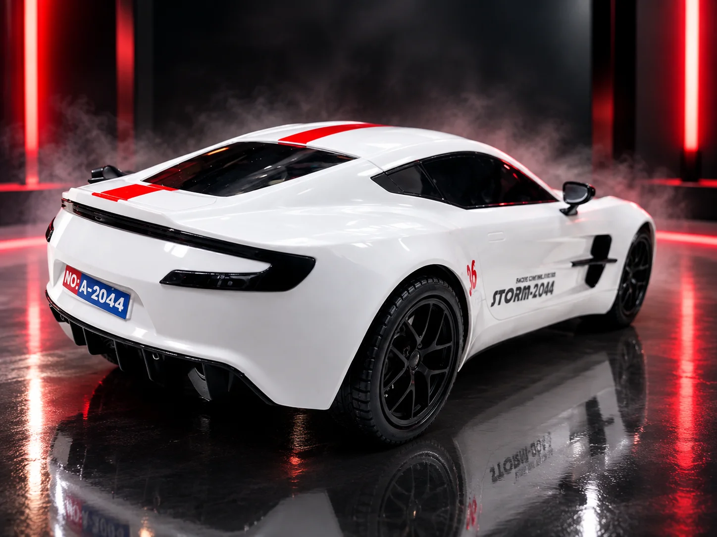 1153. Rechargeable Sports Car with LED Headlight & Back Light – 13 Inch