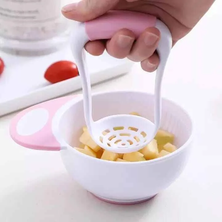 Baby Feeding Bowl & Masher