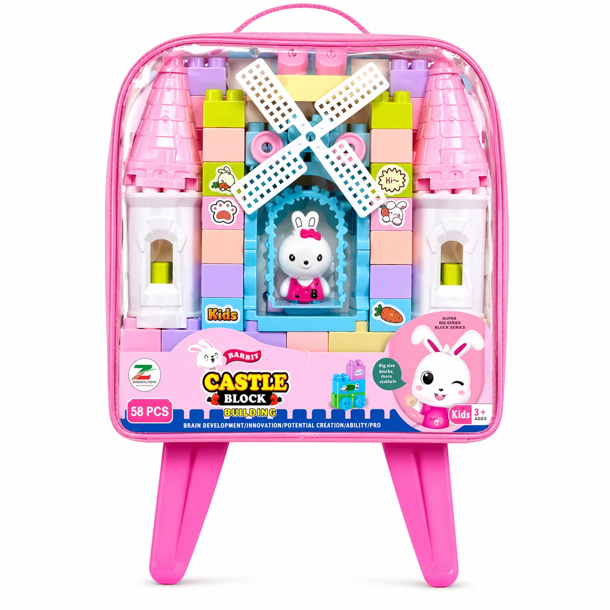 Baby Building Blocks Set for kids-58pcs