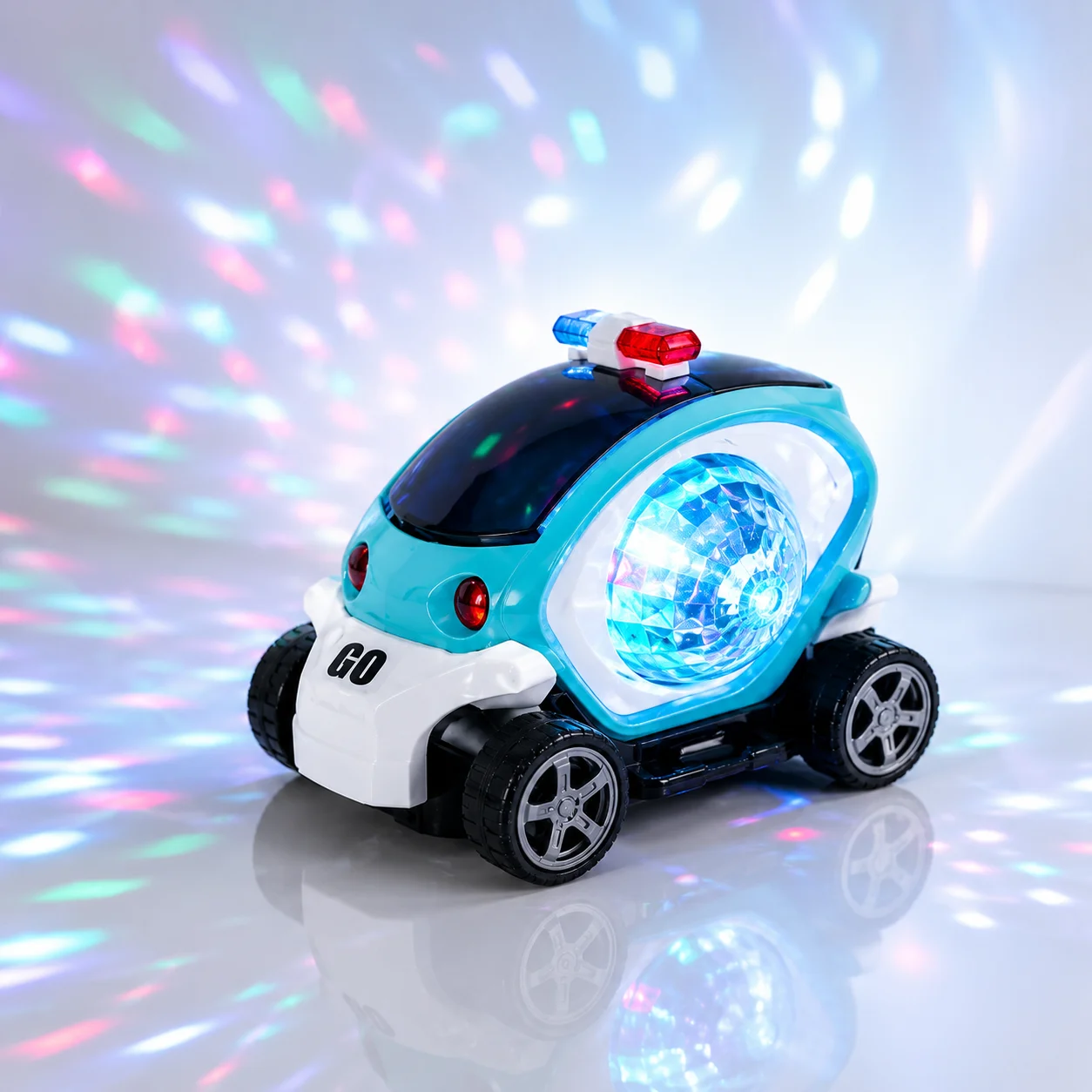 Music & Flashing Lights Police 09 Car toy for kids.