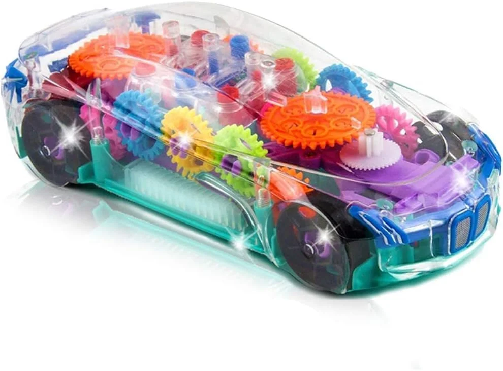 112. Concept Transparen Gear Car - With 3p Bettary