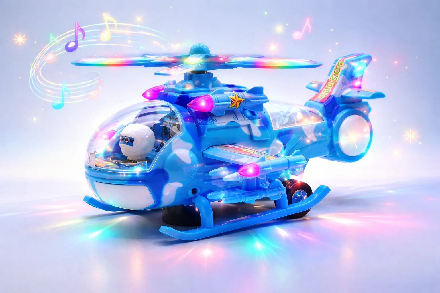Flashing Light & Music Helicopter Toy