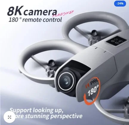 i1 Pro Mini Drone with HD Camera – Portable RC Aircraft for Adults & Teens, 360° Flip