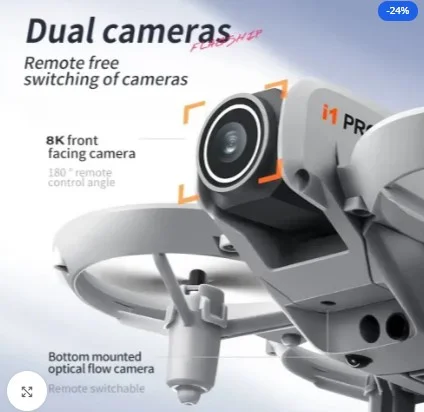 i1 Pro Mini Drone with HD Camera – Portable RC Aircraft for Adults & Teens, 360° Flip