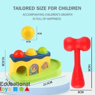 Interactive Educational Hammering Ball Toy for Kids