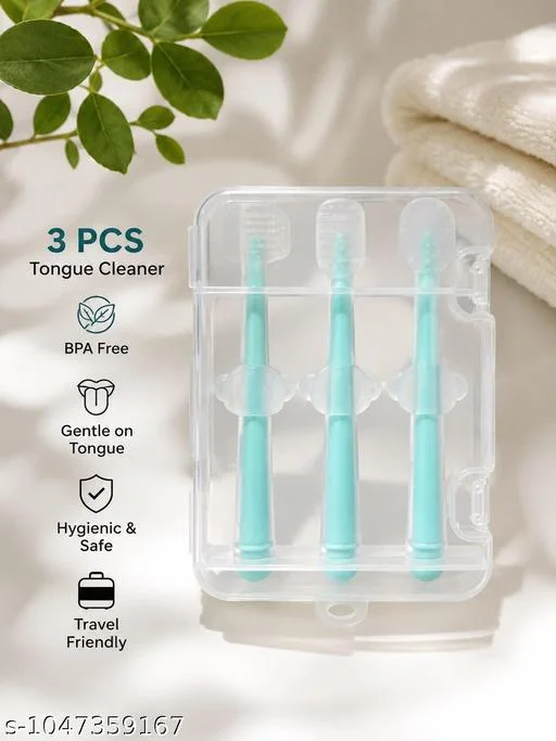 Bloom Bell Baby Tongue Cleaner 3Pcs Set