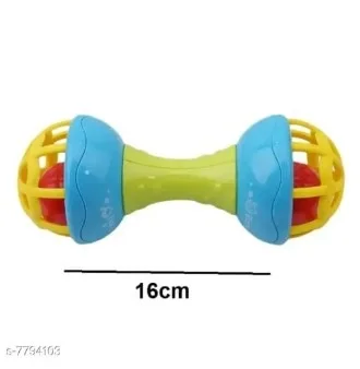 Newborn Baby Rattle Toy Bendy Ball Musical Toys Little Boys 2pcs