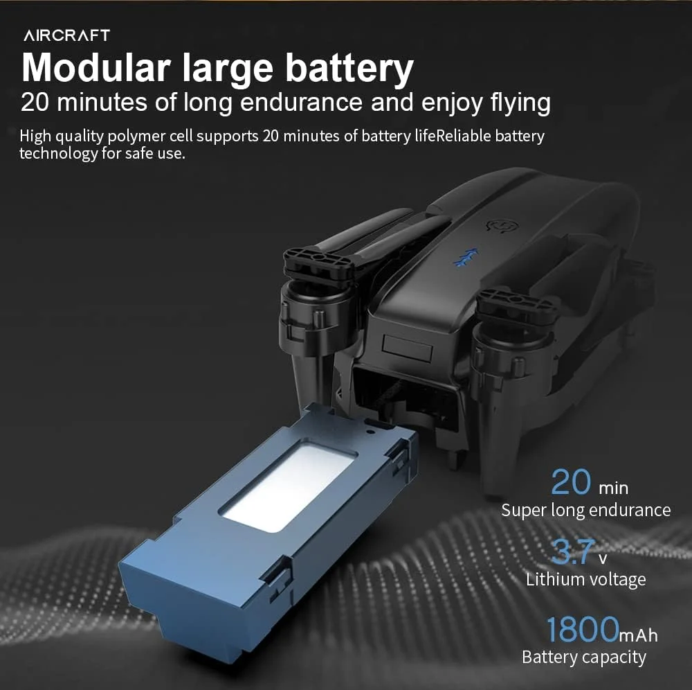 Orginal SKY Quad Drone – HD Camera Foldable Brushless Motor Drone