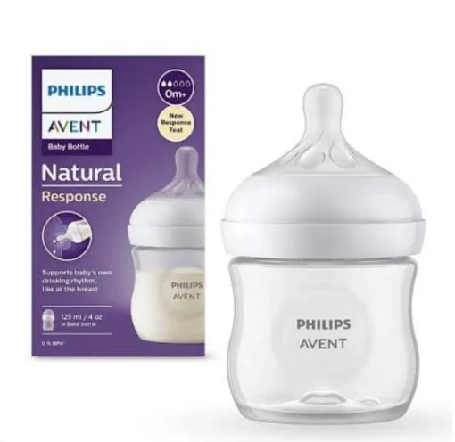 Philips Avent Baby Feeder 0m+ 125ml Natural Response Baby Feeding Bottle