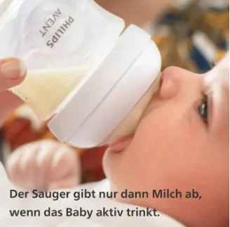 Philips Avent Baby Feeder 0m+ 125ml Natural Response Baby Feeding Bottle