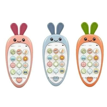 Rabbit Phone Toy for Kids with Music & Lights