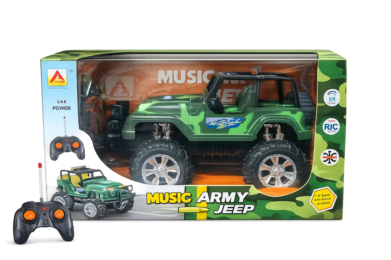 Rechageabe Romote control Army Beast Jeep
