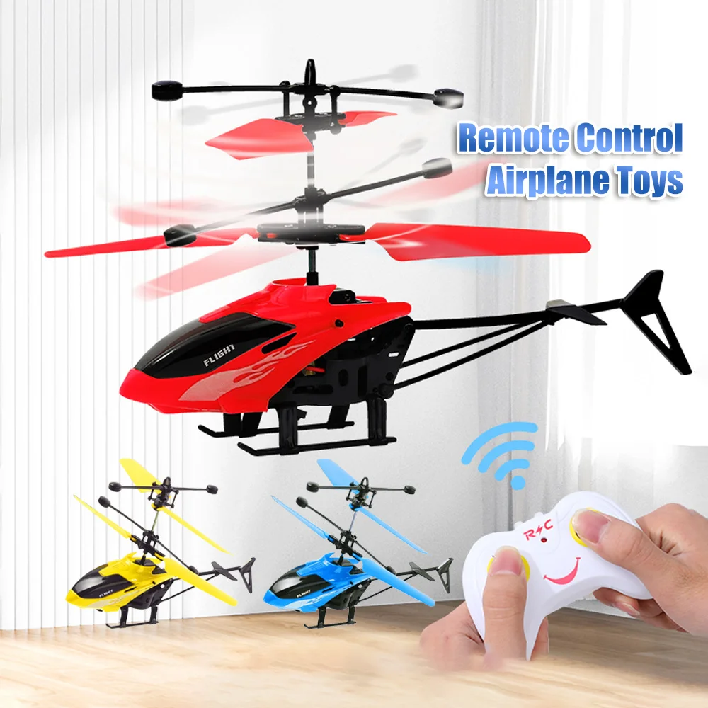 Induction RC Flying Helicopter Toy – Rechargeable Sensor Aircraft