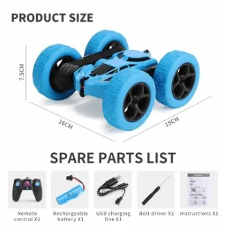 Rechageable TETON 4WD RC Stunt Car