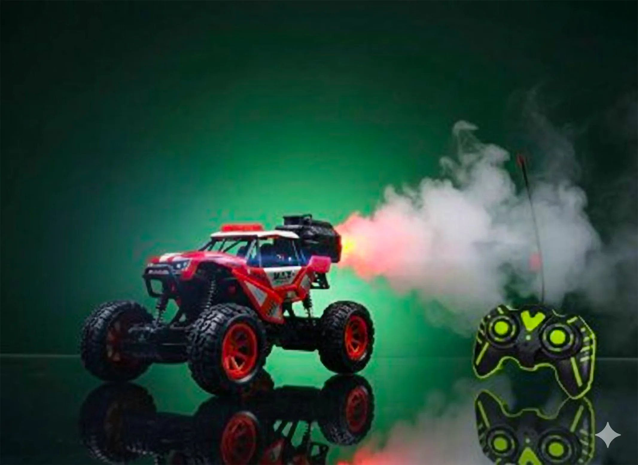 Rechargeable Smoke Monster Drift Car with & LED Light for kids