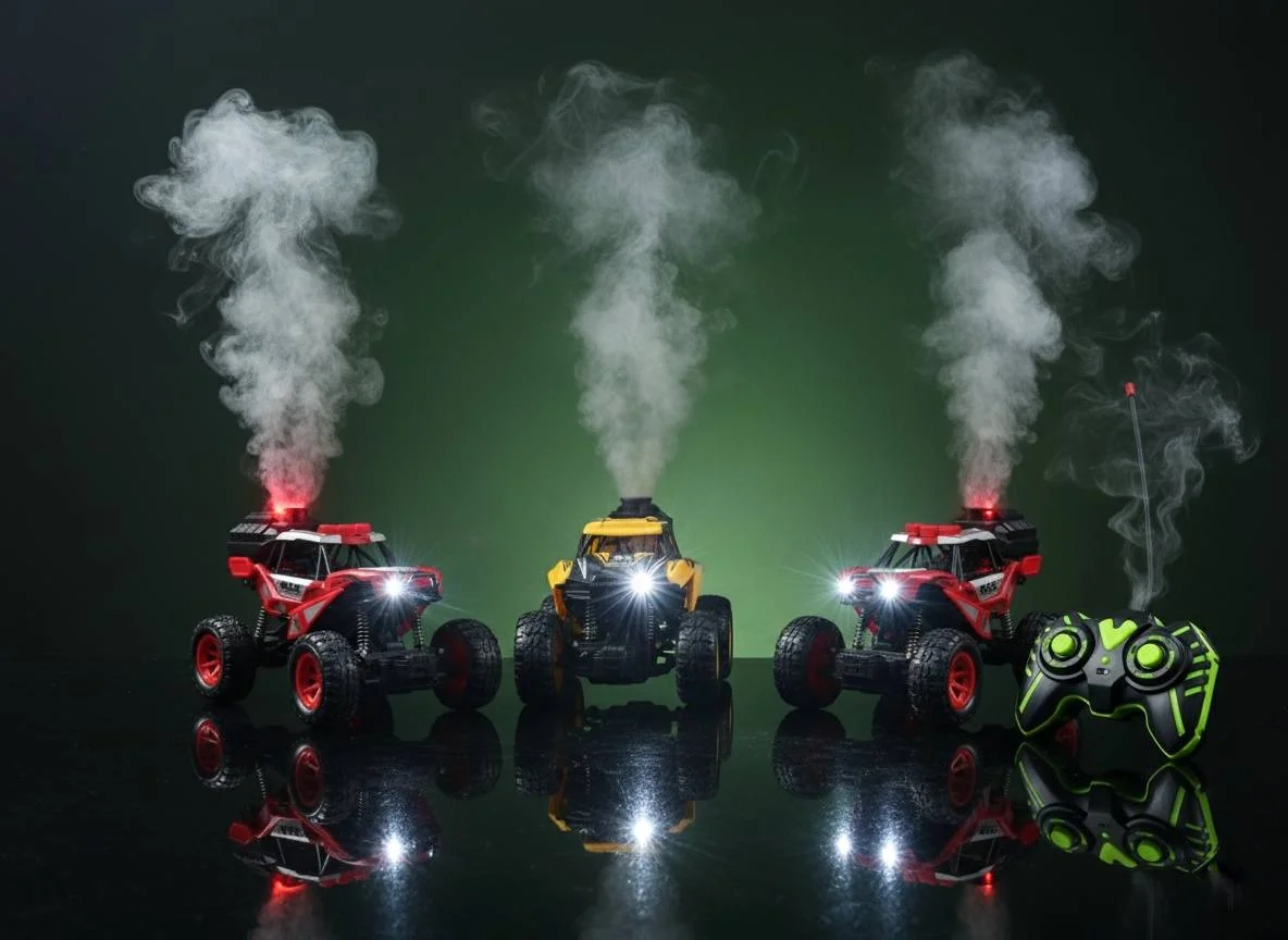 Rechargeable Smoke Monster Drift Car with & LED Light for kids