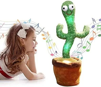 Rechargeable Singing & Talking Dancing Cactus Toy
