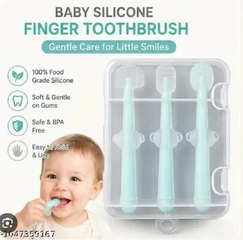 Bloom Bell Baby Tongue Cleaner 3Pcs Set