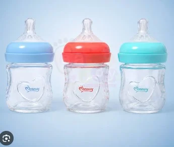 Morocare Wide Neck Glass Feeding Bottle- 120ml