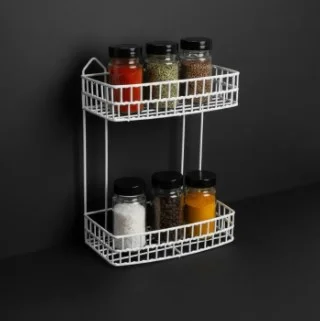 Kitchen Spice Rack Combo – Wall & Counter Organizer-1pcs