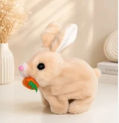 Walking & Moving Plush Rabbit Toy