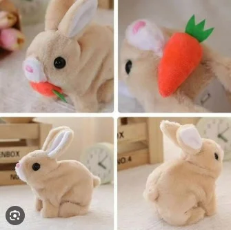 Walking & Moving Plush Rabbit Toy