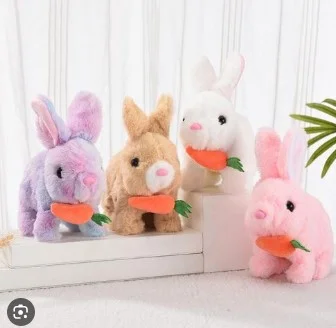 Walking & Moving Plush Rabbit Toy
