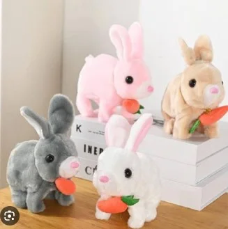 Walking & Moving Plush Rabbit Toy