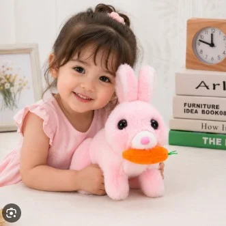 Walking & Moving Plush Rabbit Toy