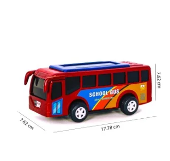 Mini School push spring bus for kids