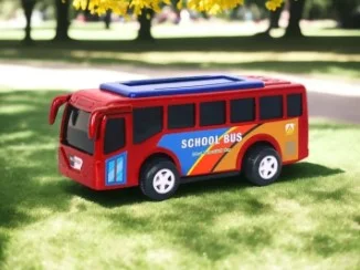 Mini School push spring bus for kids