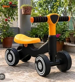 Baby Balance Bike for Toddlers | 4-Wheel Ride-On Training Bike