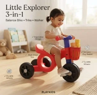Little Explorer 3-in-1 Balance Bike