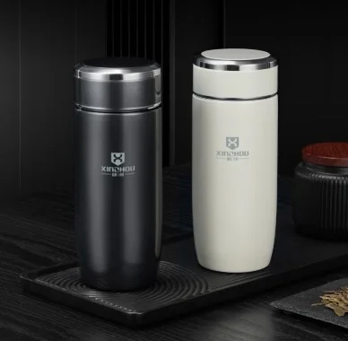 XZ-7879 model 300ml New 316 Stainless Steel Goose Egg Thermos Cup with Tea Drain Business Tea Cup for Men and Women Portable Simple Water Cup